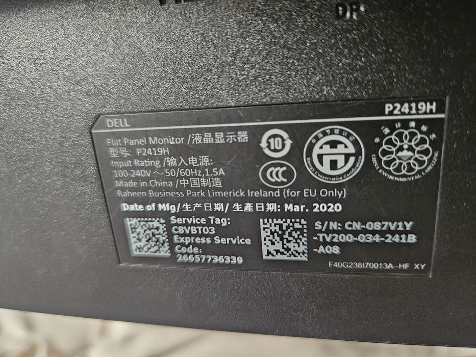 Monitor LED IPS Dell 24"