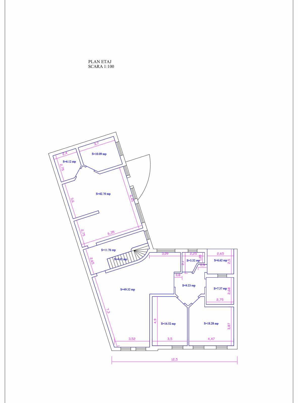 cladire comerciala de vanzare D+P+1+M