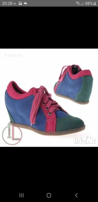 Дамски Кецове на платформа ,  спортни обувки 36 / 37