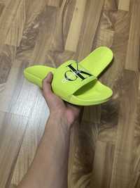 Papuci calvin klein neon (nike, jordan, adidas, slides, yeezy, slide)