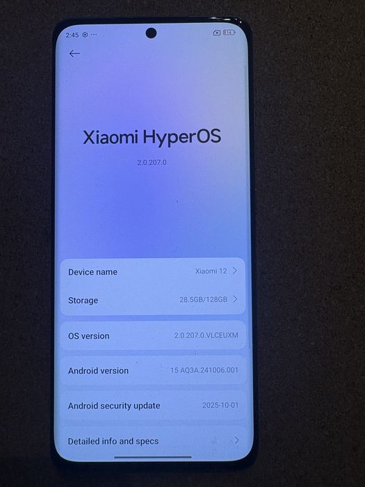 Xiaomi 12 5G 128Gb ID-XXL4993