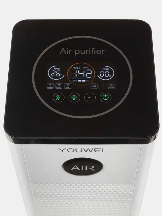 Havo tozalagich Youwei,Wi-Fi,UF-sterilizatsiya, ionizatsiya, 25-35m²