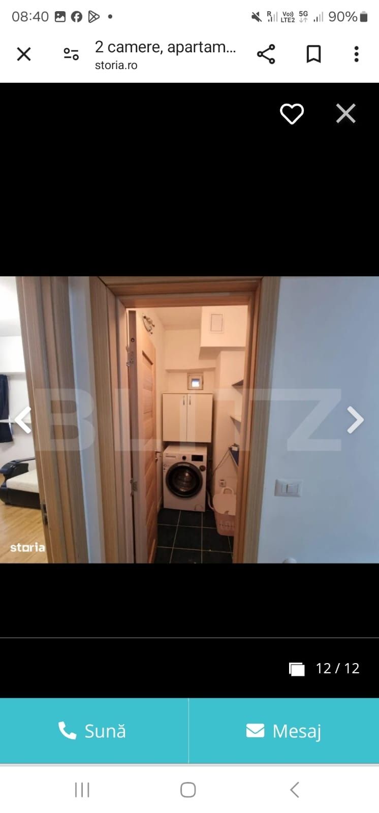 Inchiriez apartament 2 cam.zona mall