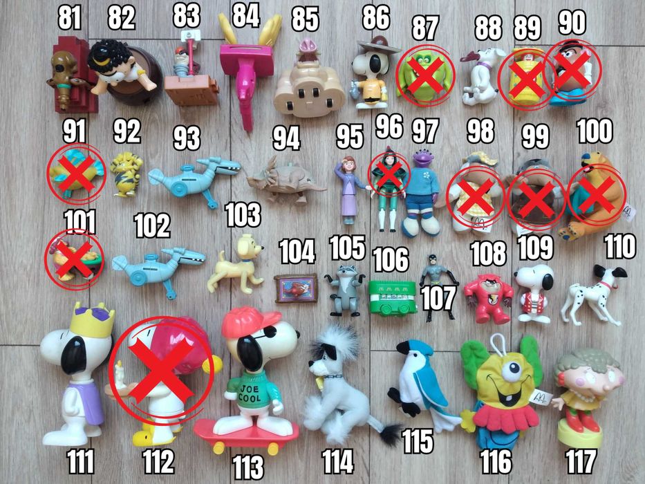 McDonalds Toys Макдоналдс Играчки от 90те 00те Винтидж Колекционерски