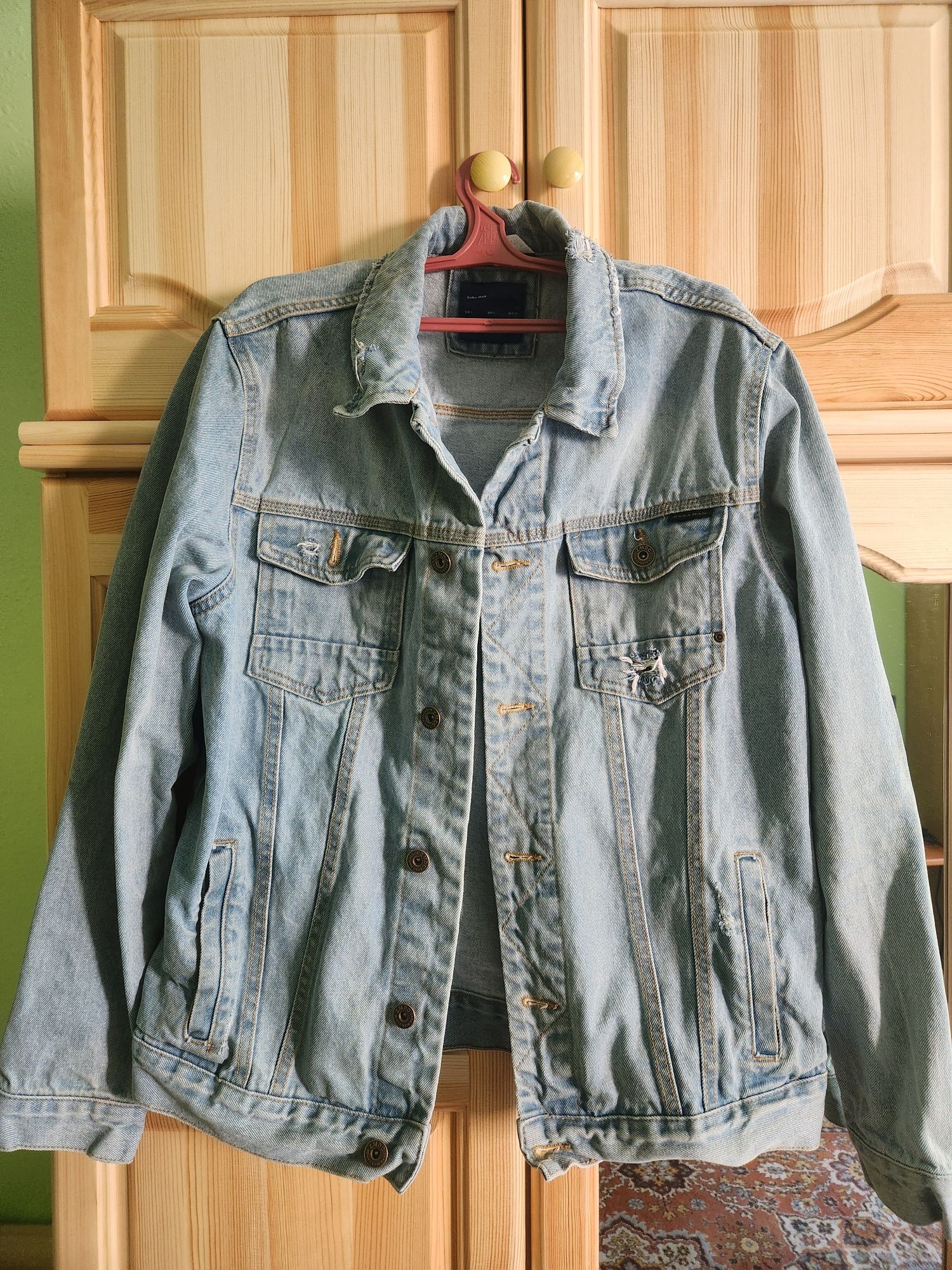 Дънкено яке Zara Man Denim