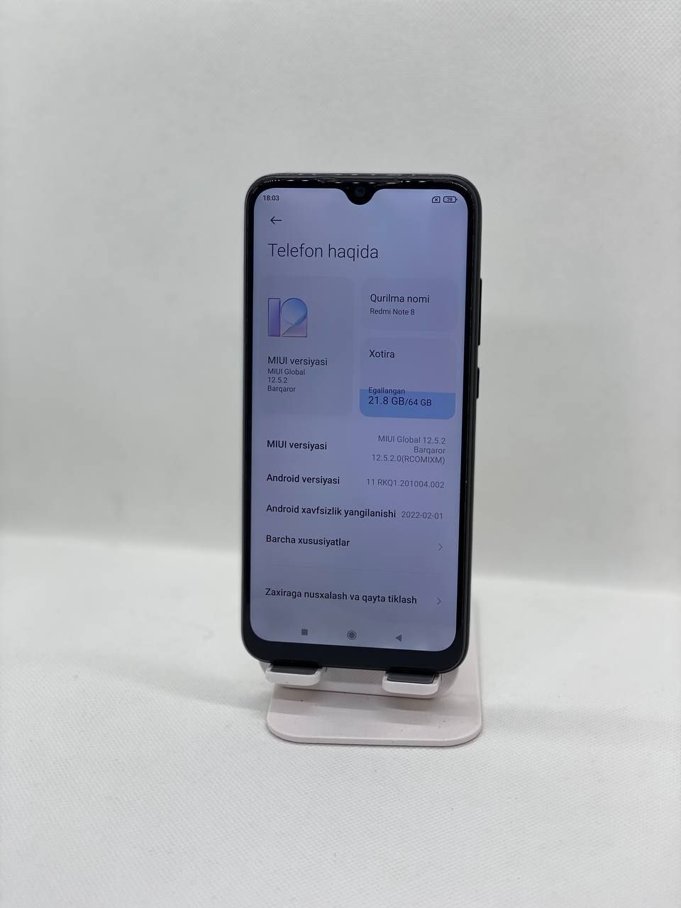 Redmi Note 8 sotiladi