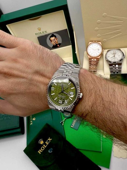 rolex land dweller сребро