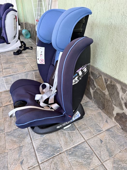 Scaun auto ISOFIX Wunderkid Angel Care, 0-36 kg, Negru/Albastru