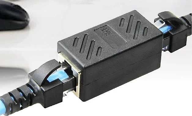 Переходник RJ-45 F - RJ-45 F (черный)