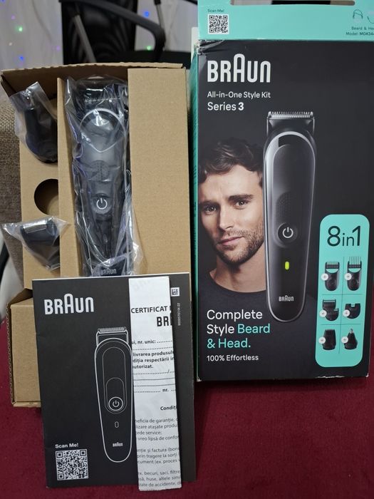 Braun series 3 Cap si barba