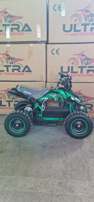 Mini Atv Quad electric de 800W și 36v cu 3 viteze reglabile roti pe 6