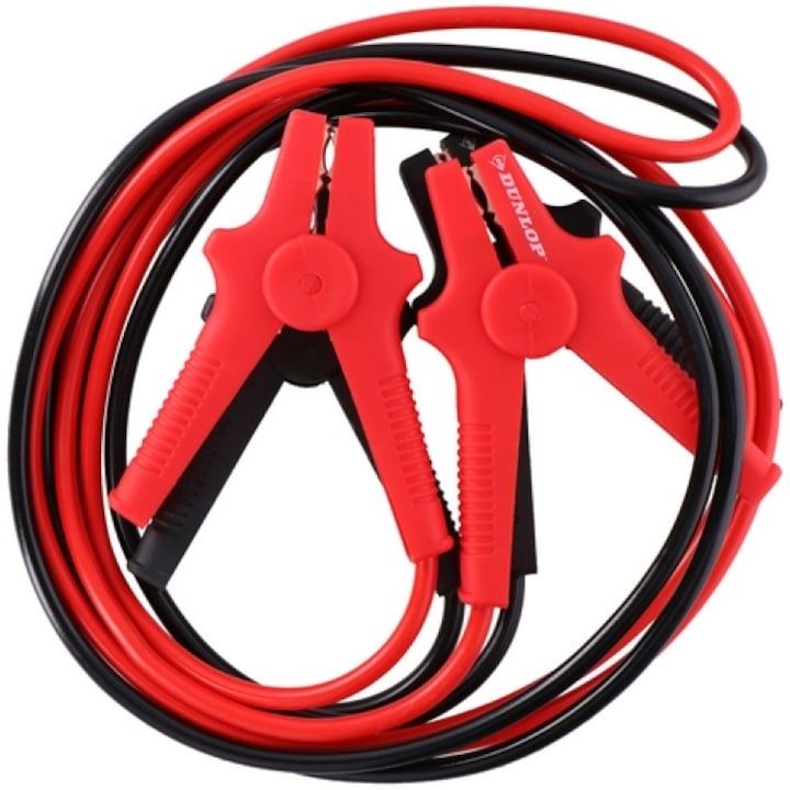 Set cabluri transfer curent pornire auto Dunlop, 350 A, 3.5 metri