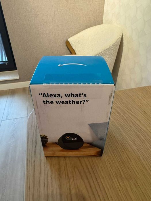 Чисто нов Amazon Echo Spot (неотварян) – Смарт дисплей с Alexa