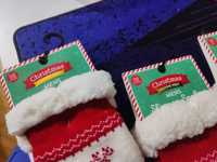 Коледни дебели чорапки 3 броя (2 мъжки, 1 женски)