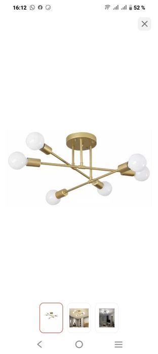 Люстры потолочные стиль лофт лёгкие удобные современные,