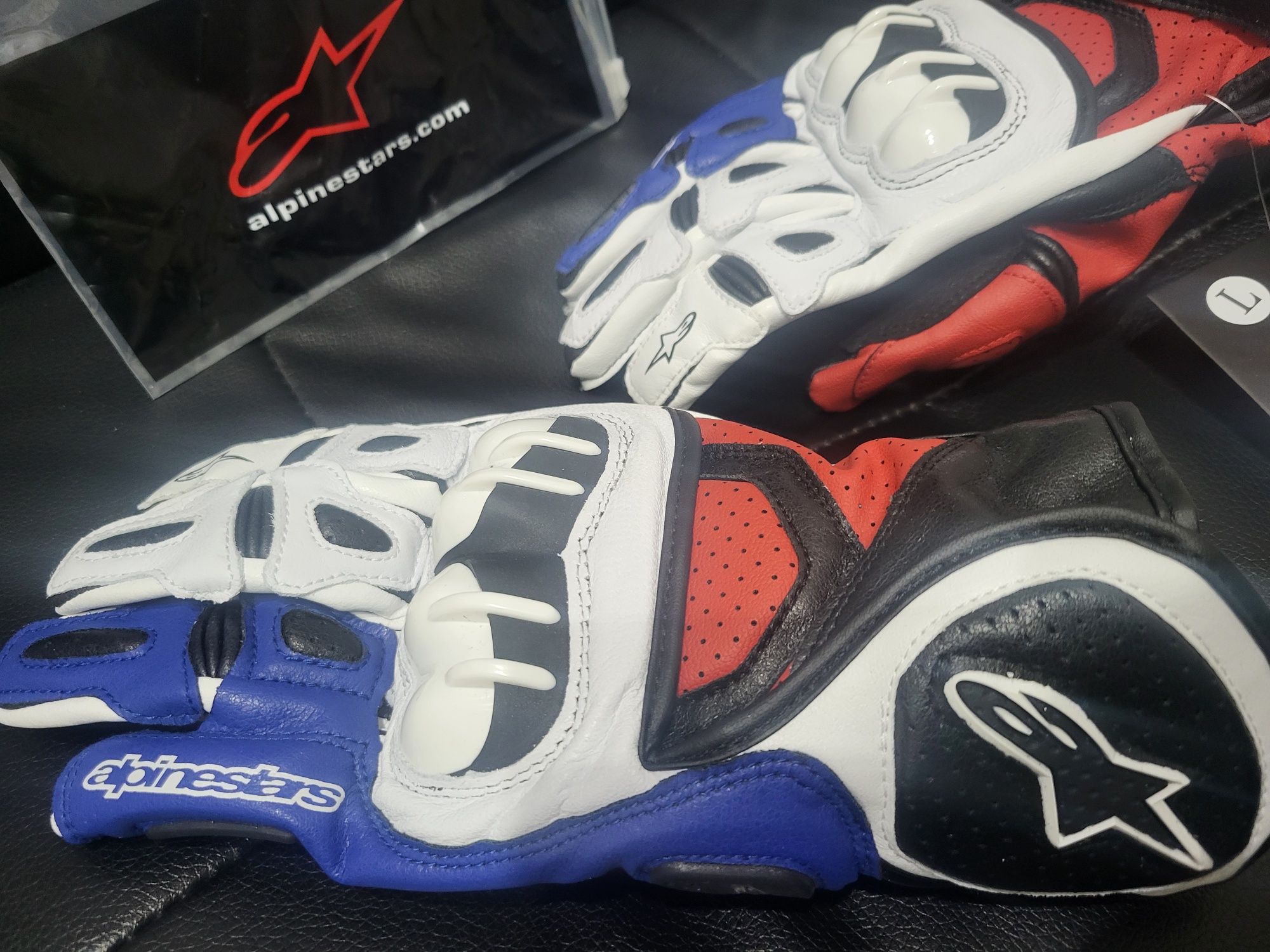 Mănuși  moto mărimea L/XL Alpinestars GPX   . Echipament moto.