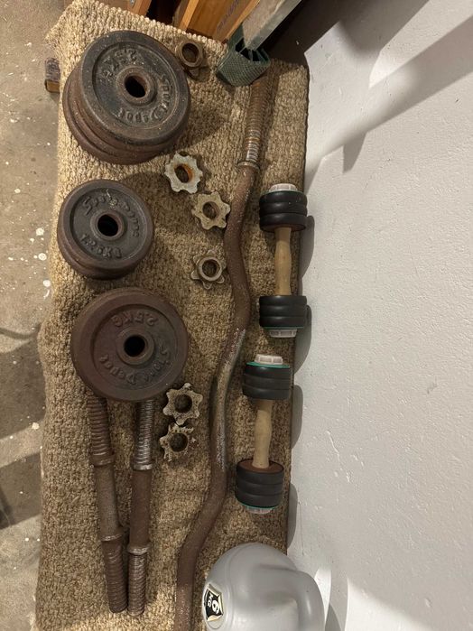 Дъблели с крив лост с тежести