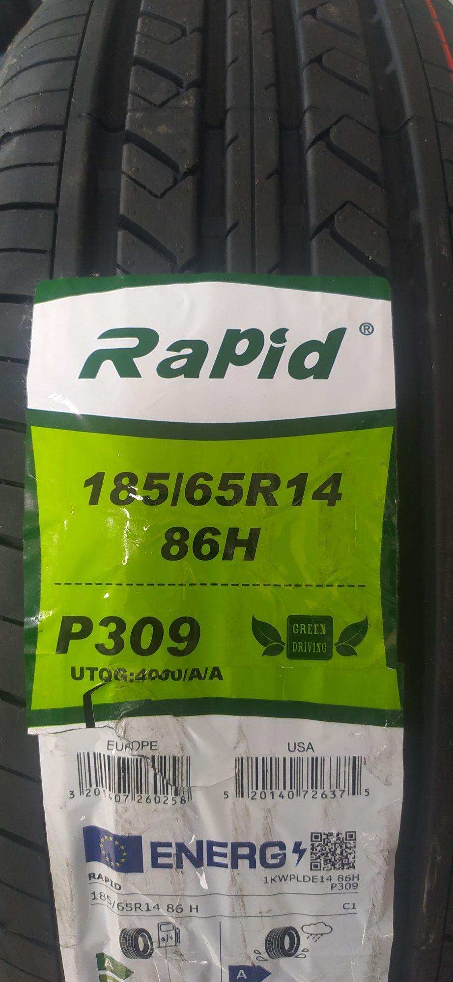 Rapid 185/65R14 P309 86H