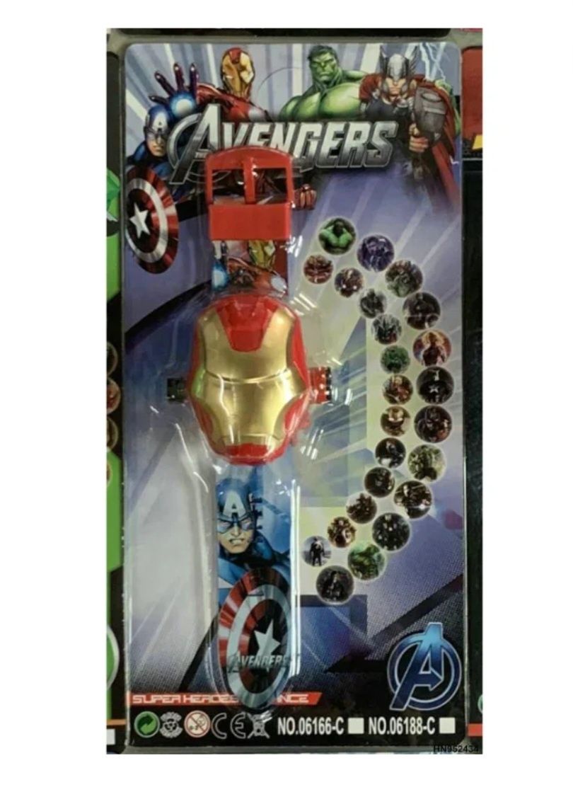 Детски часовник с проектор Елза, Ben 10, PJ Masks, Avengers