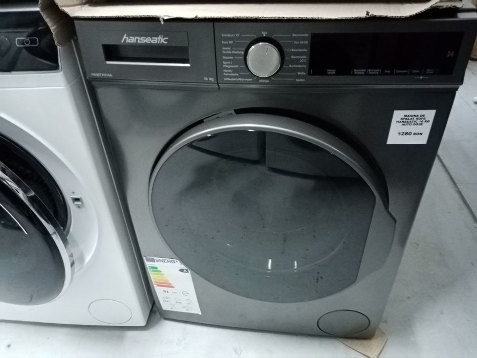 Mașina de spălat rufe 10 kg Hanseatic auto dose clasa A!!!