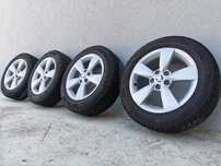 Jante Originale Skoda cu anvelope de iarna 98% 185/60 R15 6j 5x100