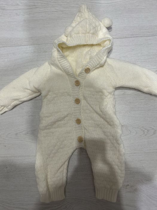 Теплый боди вязаный