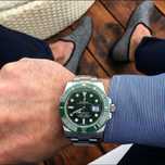 ceas barbat rolex submariner hulk