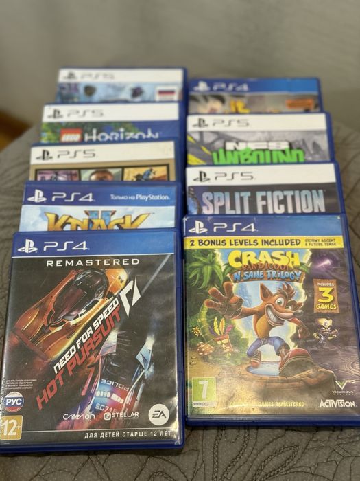 Оригинальные диски б/у на PS5/4