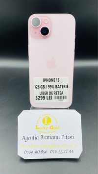 Iphone 15 128 gb 99% baterie cod produs 13485