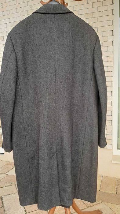 Palton barbatesc, stofa lana, clasic