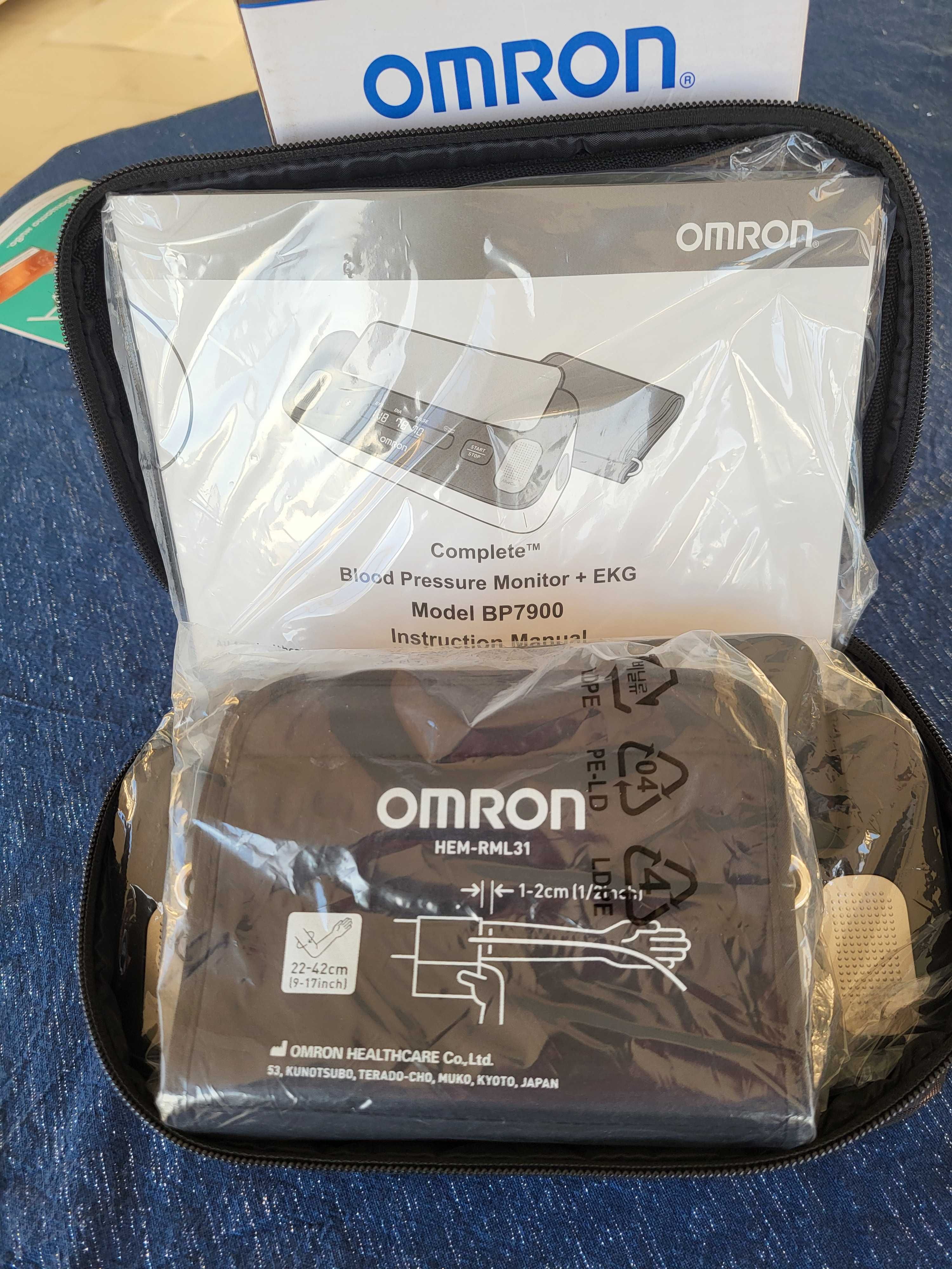 OMRON-Blood Pressure Monitor +EKG;Made in Japan