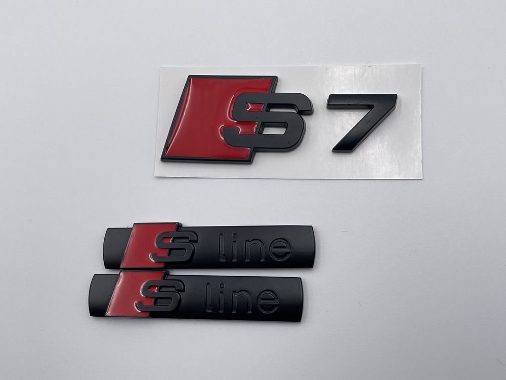 Set Embleme Audi S7 negru