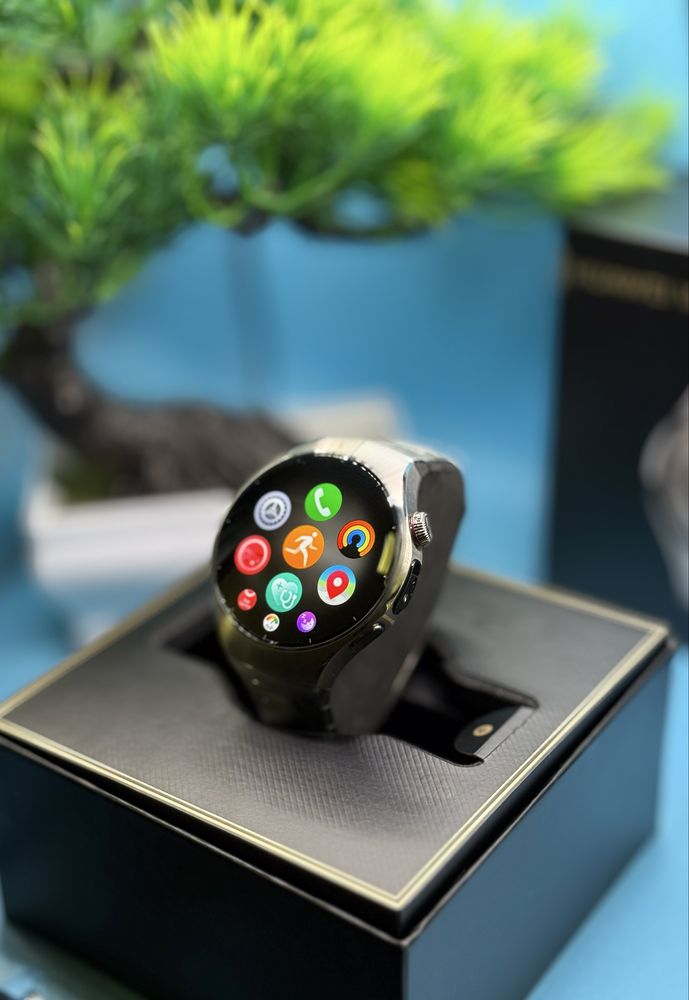 ГАРАНЦИОНЕН!!! Смарт часовник HUAWEI Watch 5, 46 мм, Aerospace-Grade