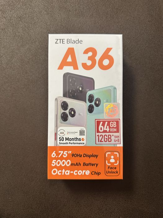 Zte blade a36 Black 64