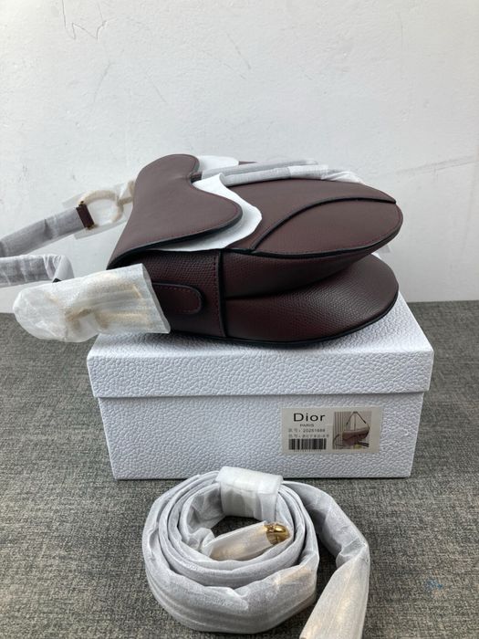 Geanta Dior Saddle Burgundy
