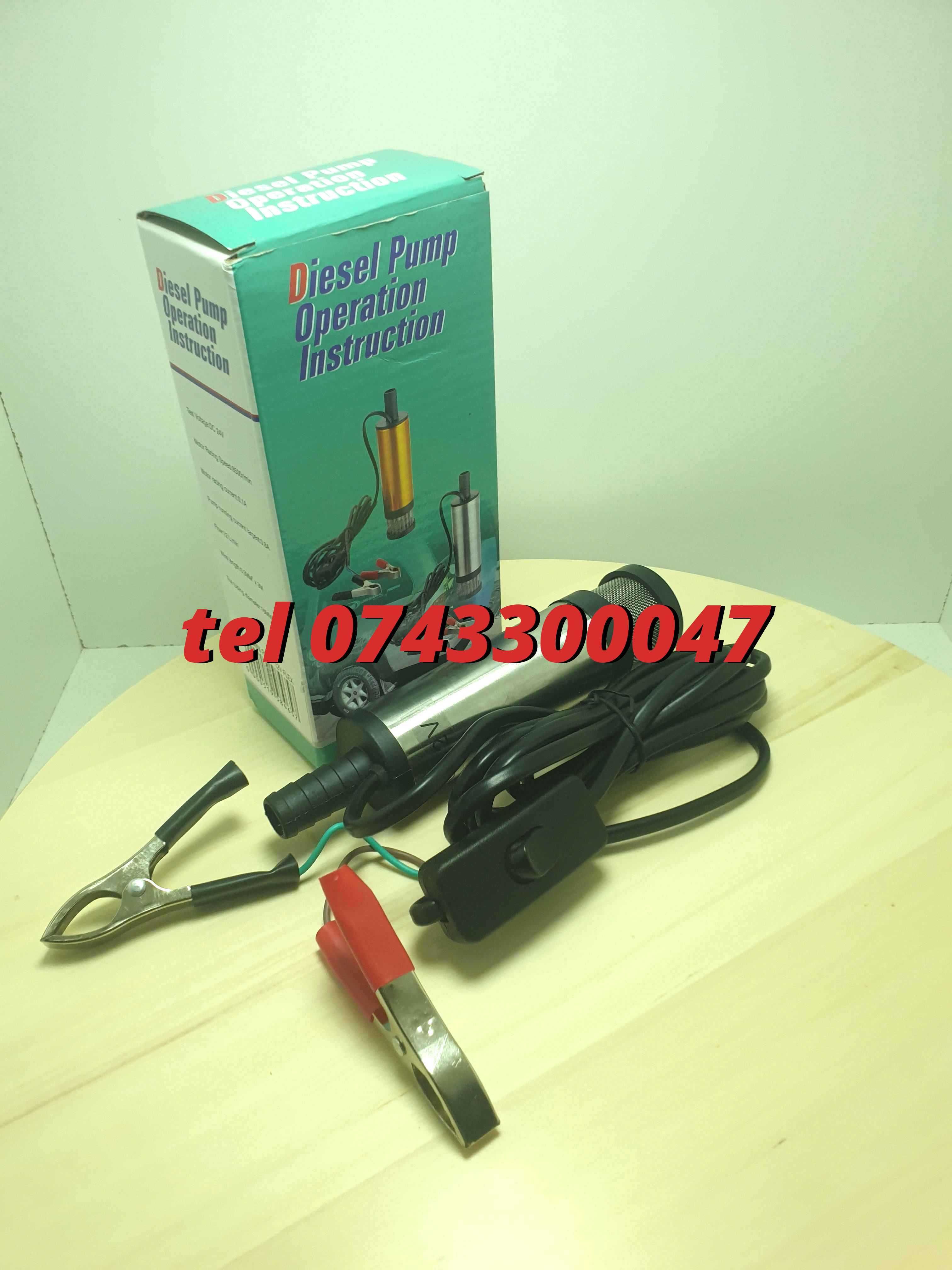 Pompa Lichide De 12v motorina Ulei apa vin Submersibila Fi 37 Cm