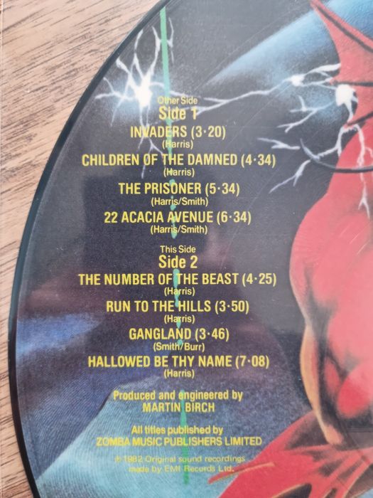 Iron Maiden The Number of The Beast Vinyl Vinil