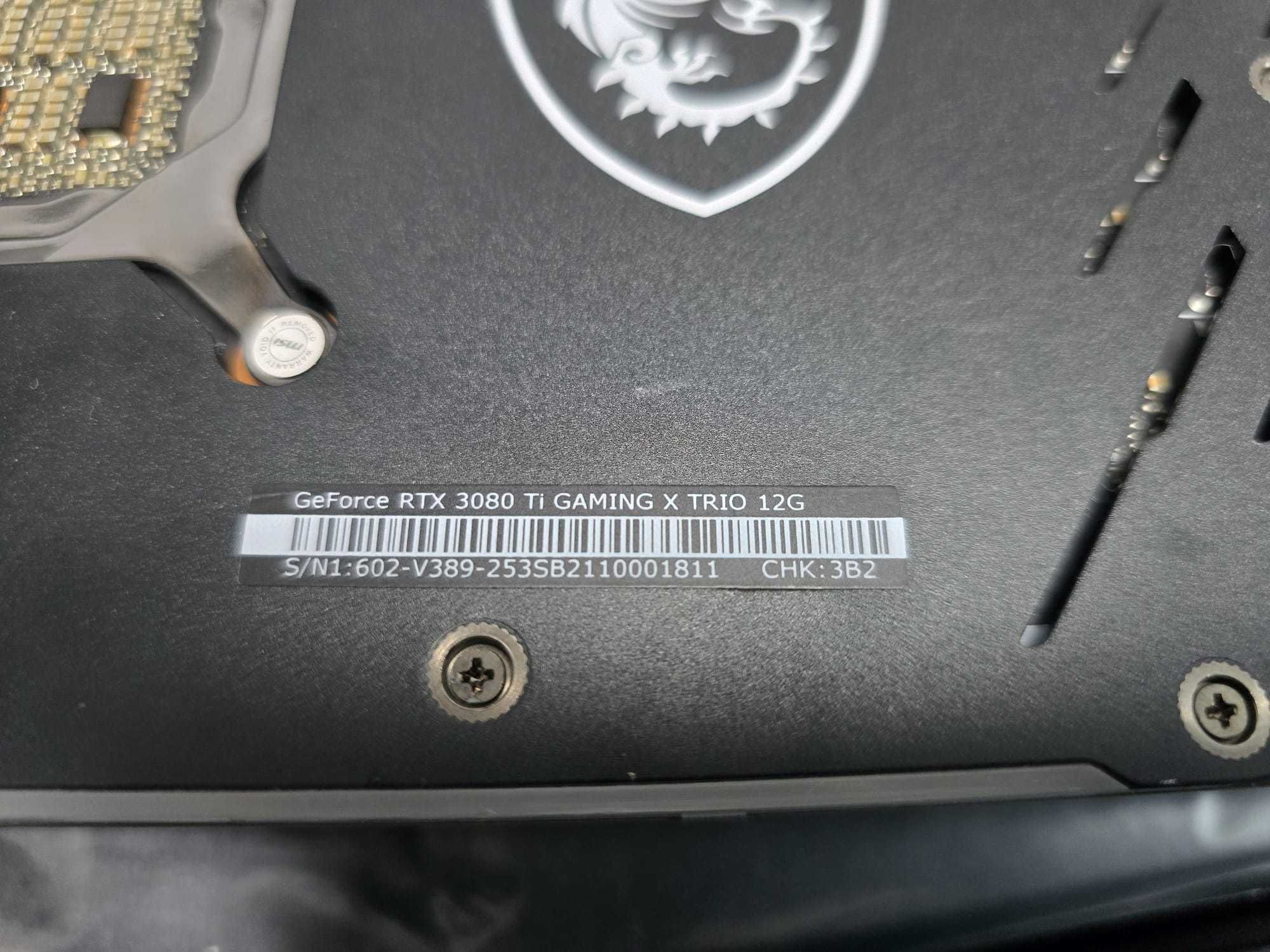 Placa video MSI GeForce RTX 3080ti GAMING X TRIO, 12 GB GDDR6X,384 bit
