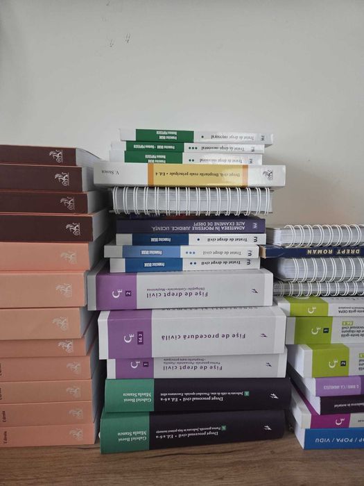 Pachet complet de cărți și fișe juridice pentru examenul Barou/INM
