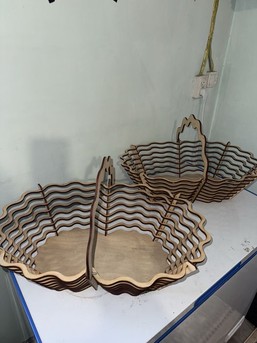Деревянные корзины  для подарков и Приданого