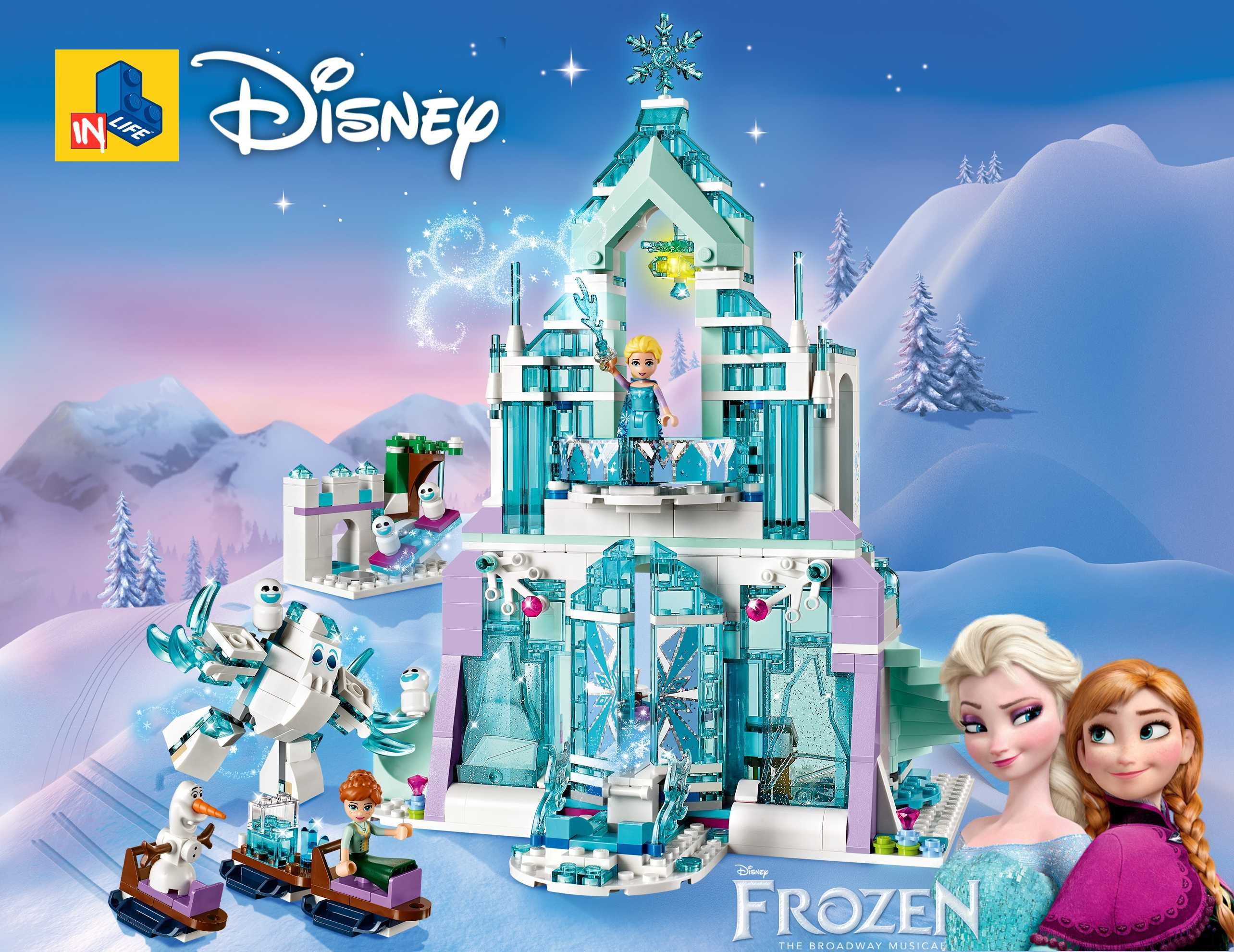 NOU TIP brand L Disney Castel Frozen Elsa Palatul Magic Gheata 43172