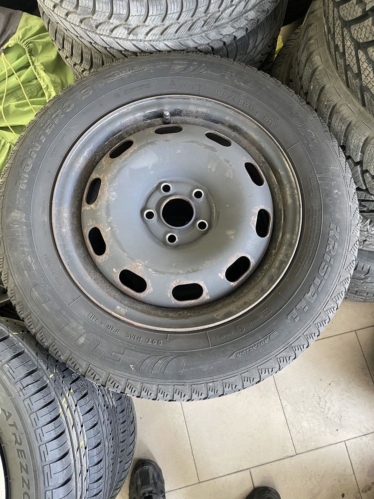 Железни джанти 15ки  5х100 с гуми 195/65 R15