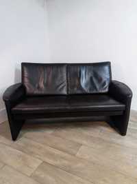 Vintage Leolux Antipode - 2,5 местен диван- черна кожа. От 80те