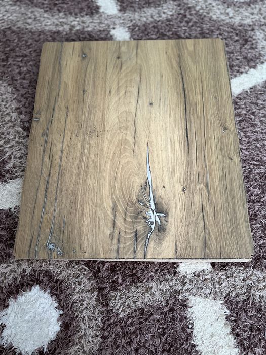 Blat rotund lemn + Blat dreptunghiular lemn