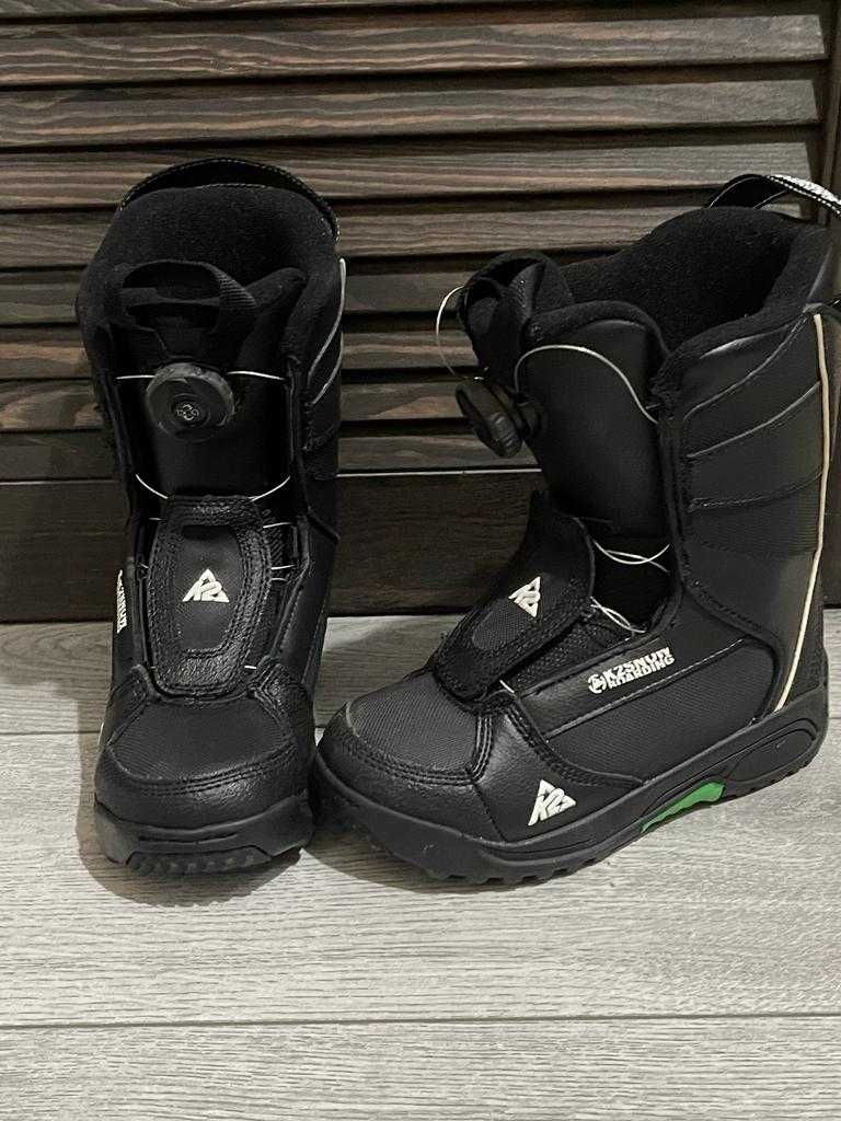 Snowboard Salomon & Boots K2