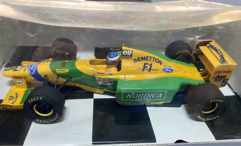 Machete 2 buc. formula 1 f1 1993 Schumacher benetton renault