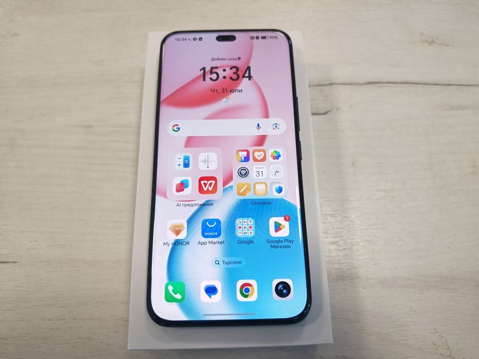 Като нов Honor 400 Pro 5G 12 GB RAM 512 GB ROM Black 23м гаранция