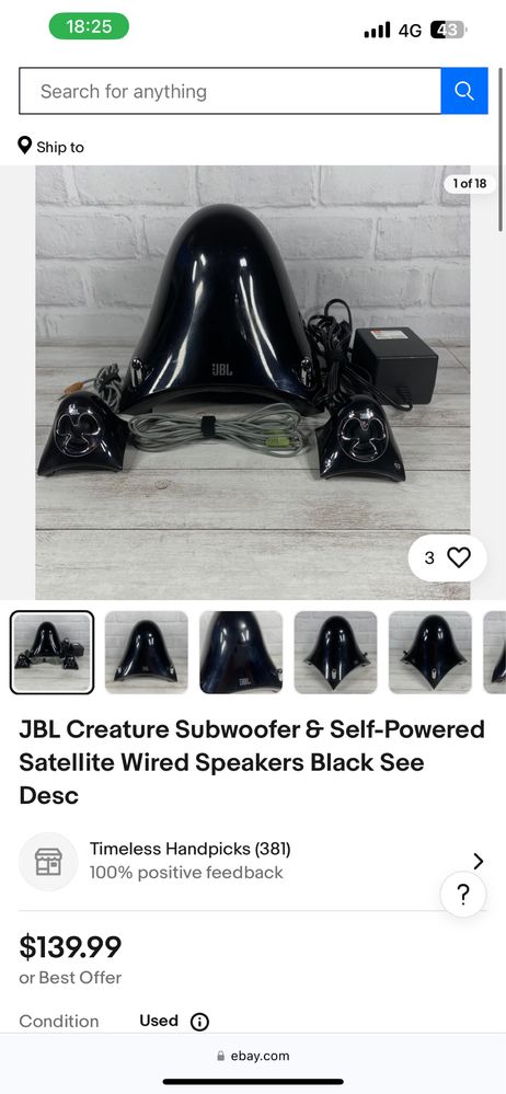 JBL Creature II Аудио система