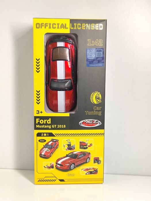 Металлическая машинка Зделай Тюнинг сам Ford Mustang модель - Доставка