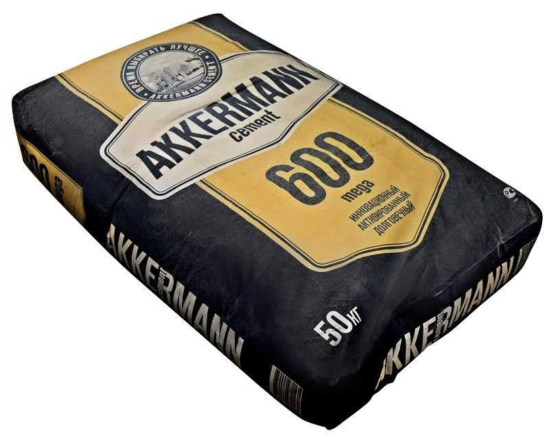 Akkermann 600 мега цемент sement cement марка 201